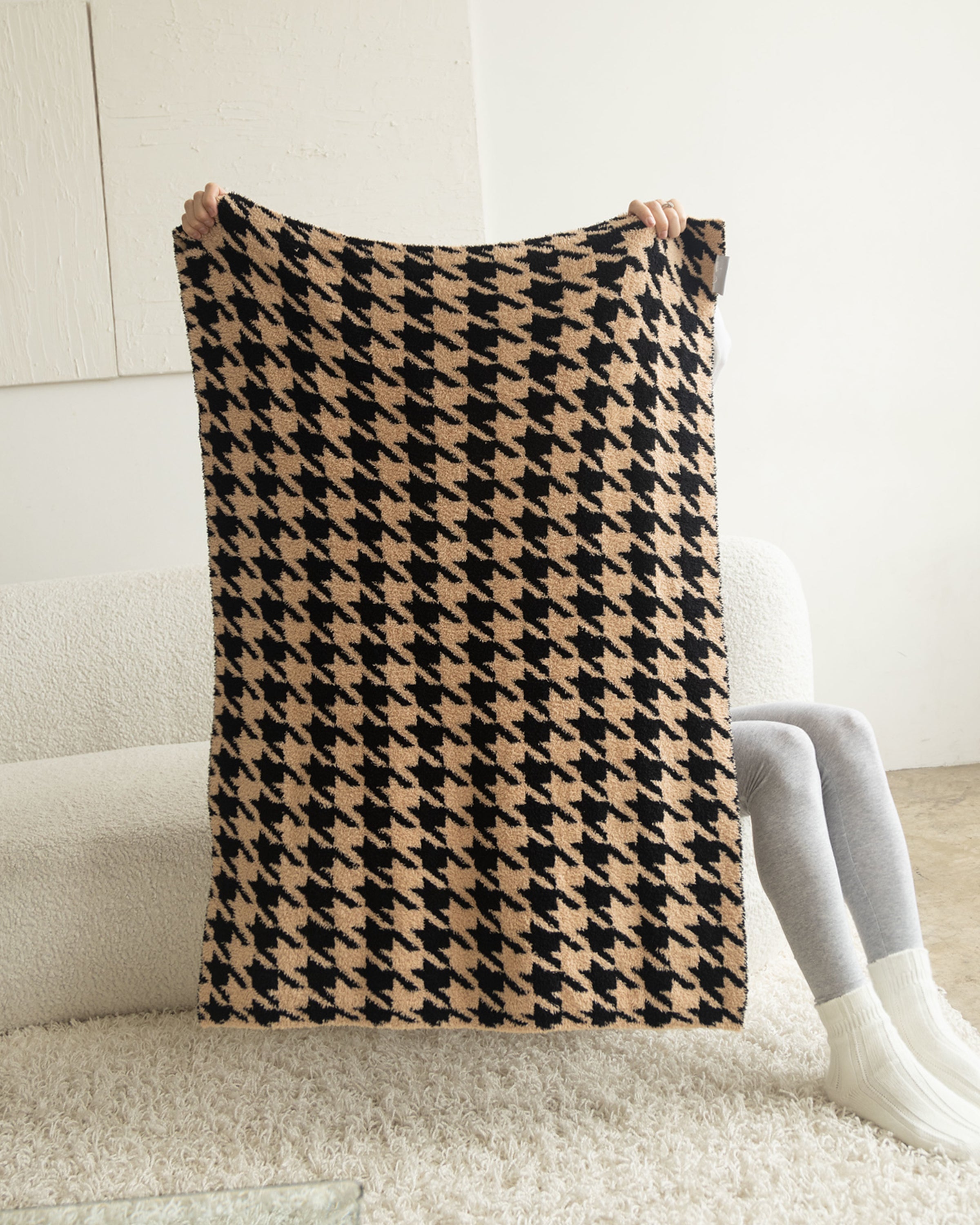 Tolone Houndstooth Polychrome Small Blanket