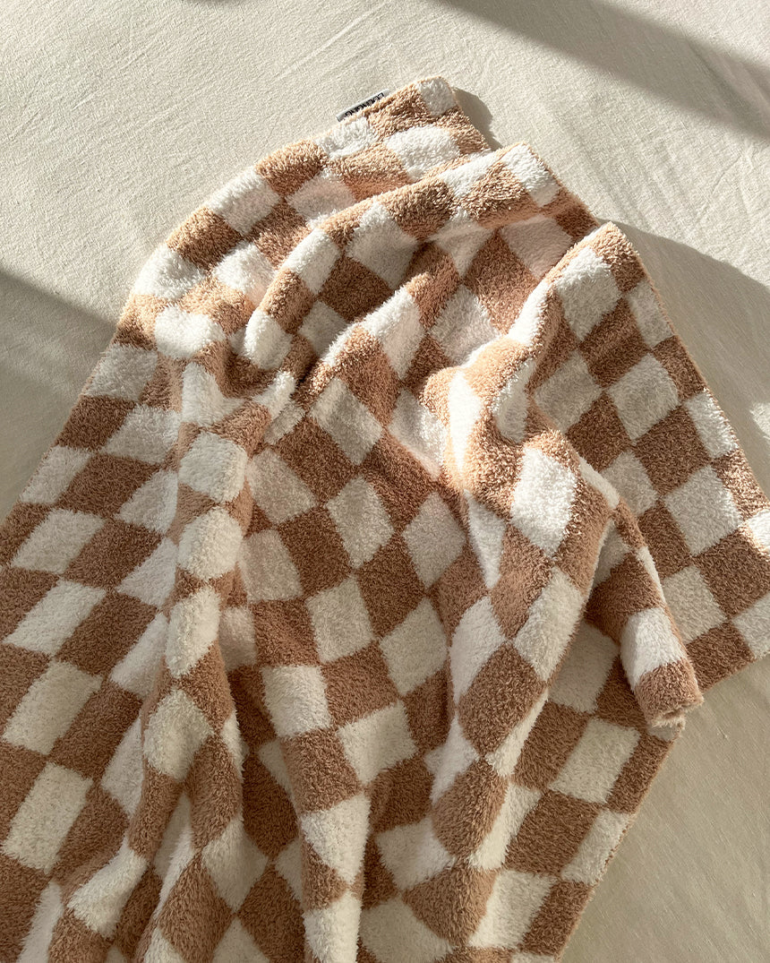 MINI WAVY CHECKER - SAND